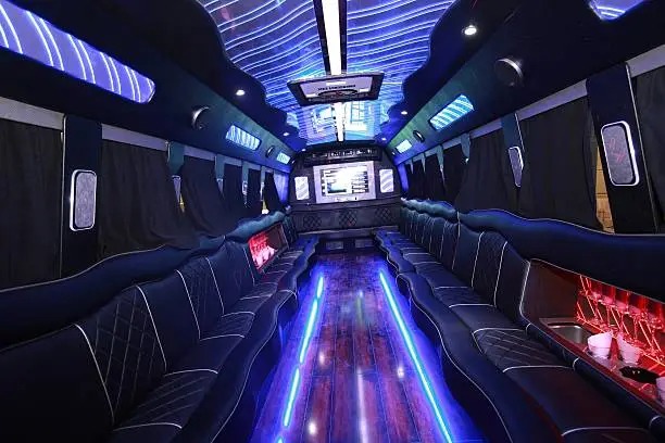 Customers enjoying luxury limousine service by transportmovehub.xyz, showcasing memorable moments and quality transportation.